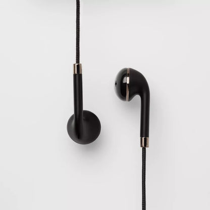 3.5mm Plug‑and‑Play In‑Ear Wired Earbuds With Call Microphone & Anti‑Tangling Cord